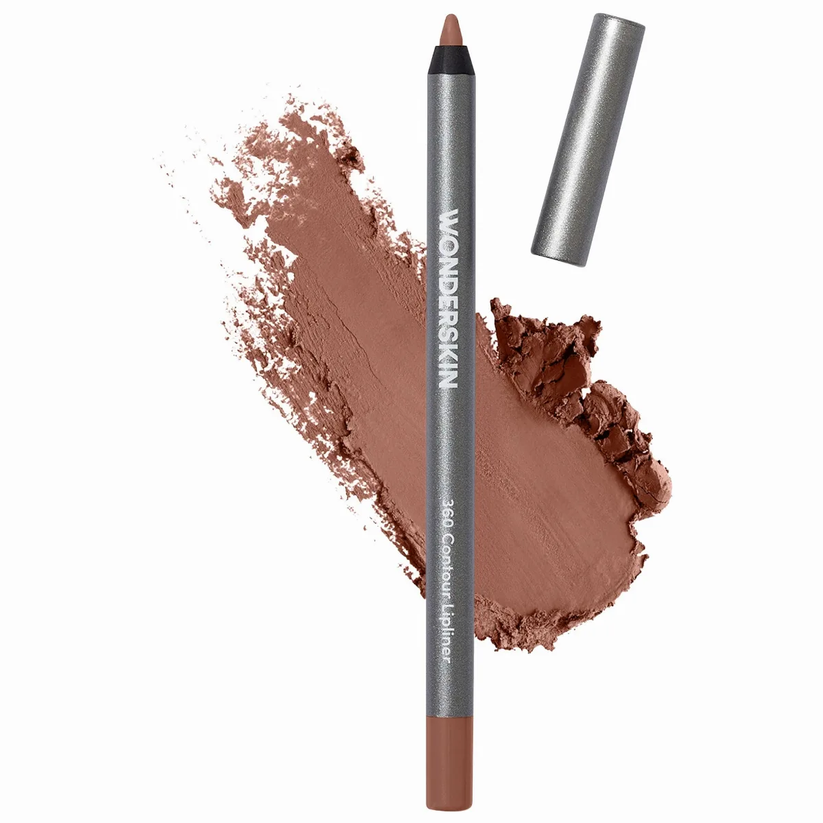 360 Contour Long-Wearing Transfer-Proof Lip Liner Walnut 0.042 oz/1.2 G by Wonderskin