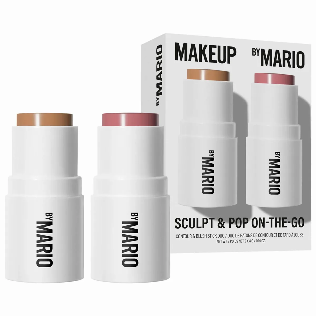 Mini Sculpt & Pop On-The-Go Light Medium / Dusty Rose 2 x 0.14 oz/2 x 4 G by MAKEUP BY MARIO