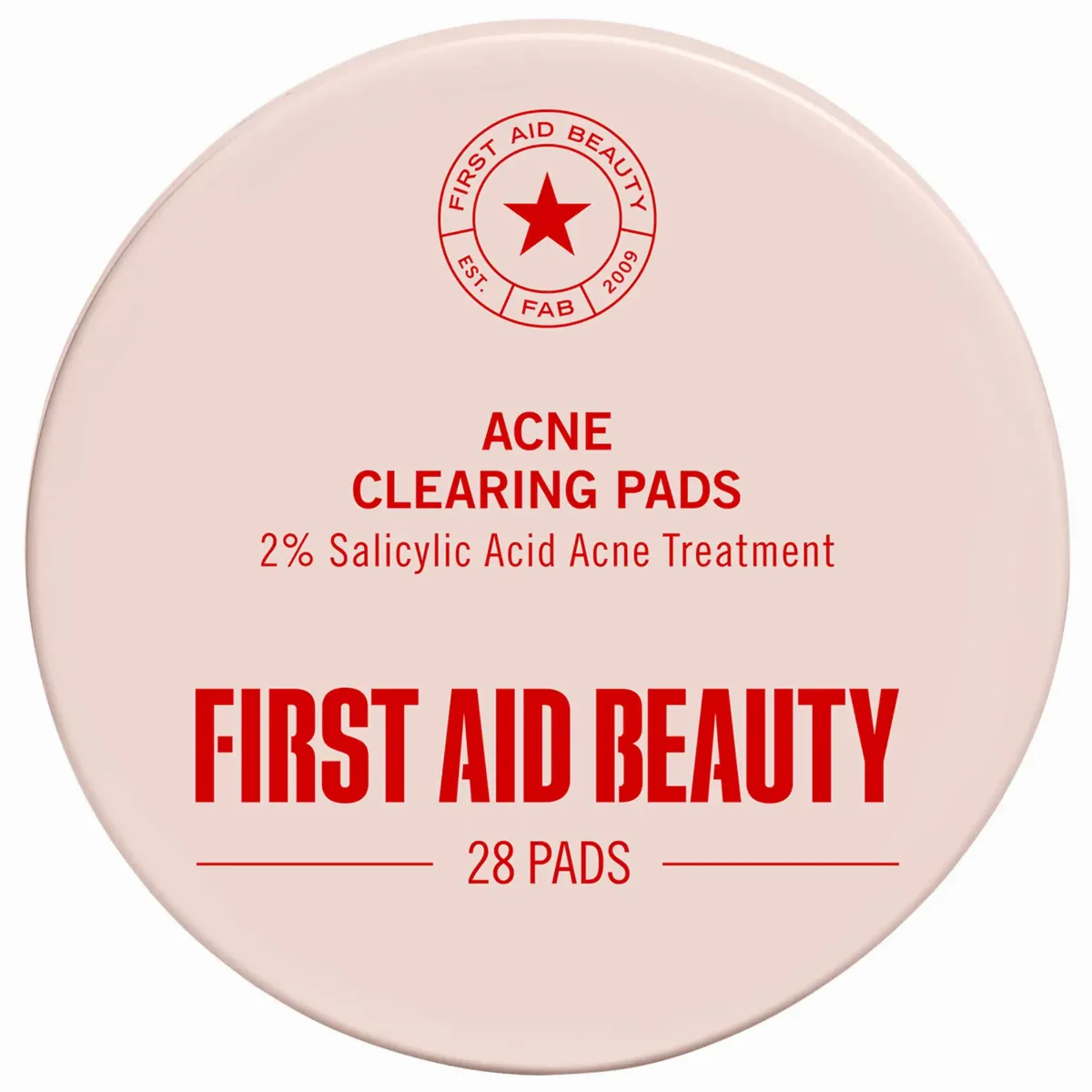 Acne Clearing Pads - 2% Salicylic Acid Acne Treatment 28 Pads/Pack by First Aid Beauty