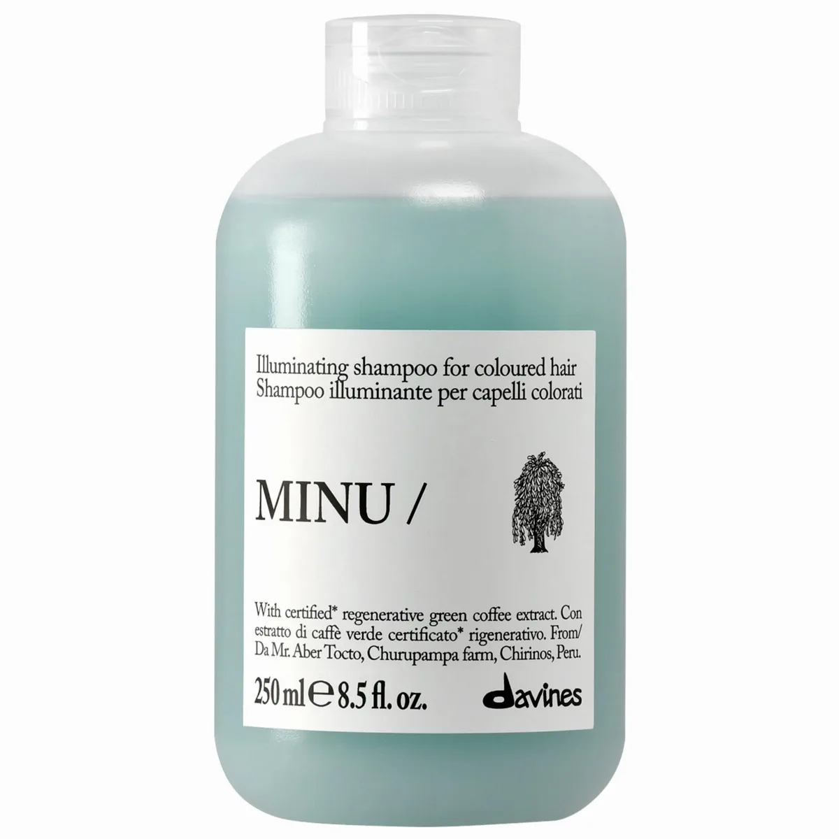 MINU Shampoo for Colored Hair 8.5 Fl oz/250 Ml by Davines