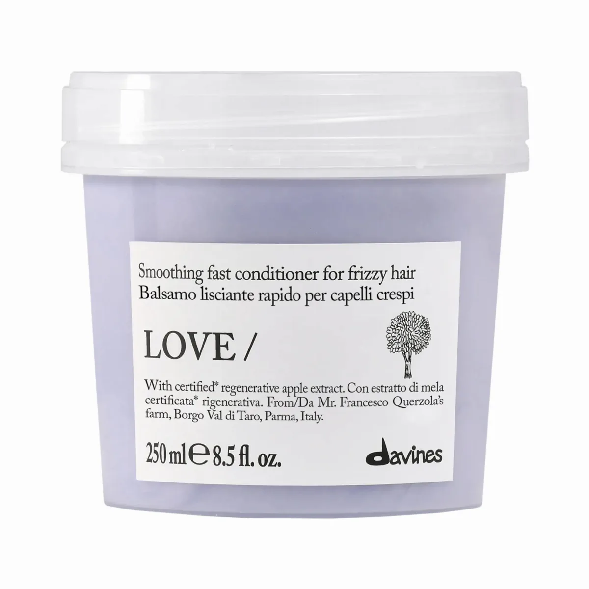 LOVE Smoothing Conditioner for Frizzy Hair 8.5 Fl oz/250 Ml by Davines