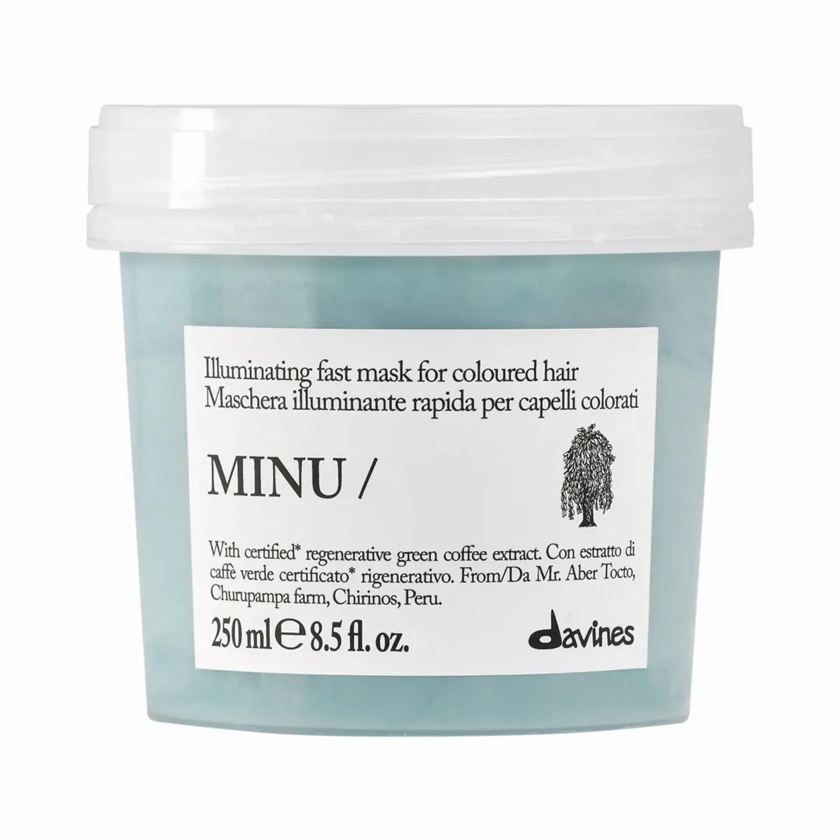 MINU Hair Mask for Colored Hair 8.5 Fl oz/250 Ml by Davines