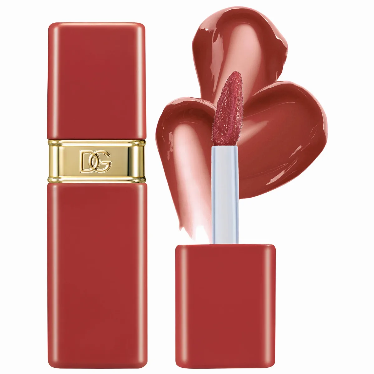 Rose Dew Lip Bite 24H Hydrating Glossy Lip Tint with Hyaluronic Acid 05 Dreamy Rosewood 0.20 oz/6 Ml by Dolce & Gabbana