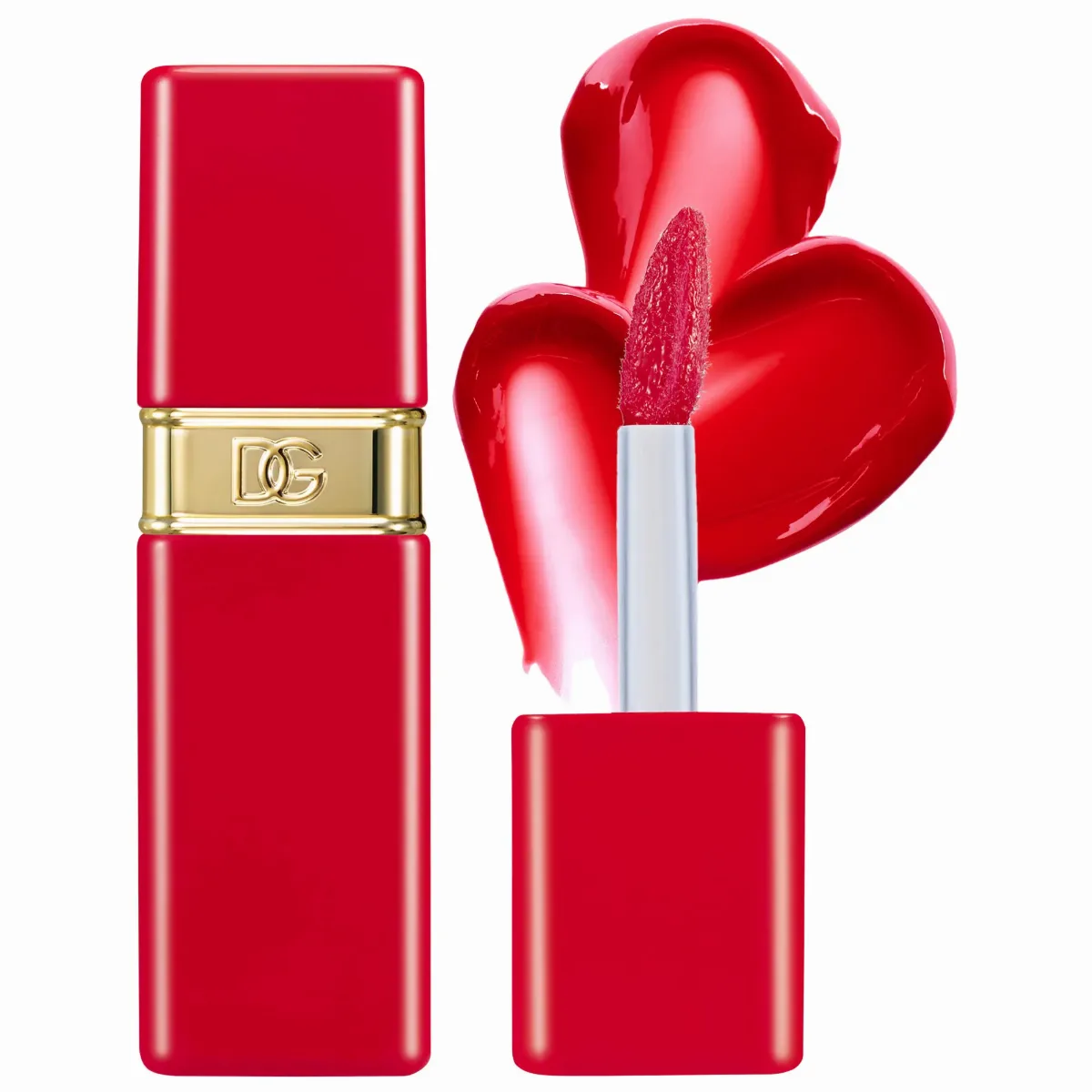 Rose Dew Lip Bite 24H Hydrating Glossy Lip Tint with Hyaluronic Acid 04 Flirty Red 0.20 oz/6 Ml by Dolce & Gabbana