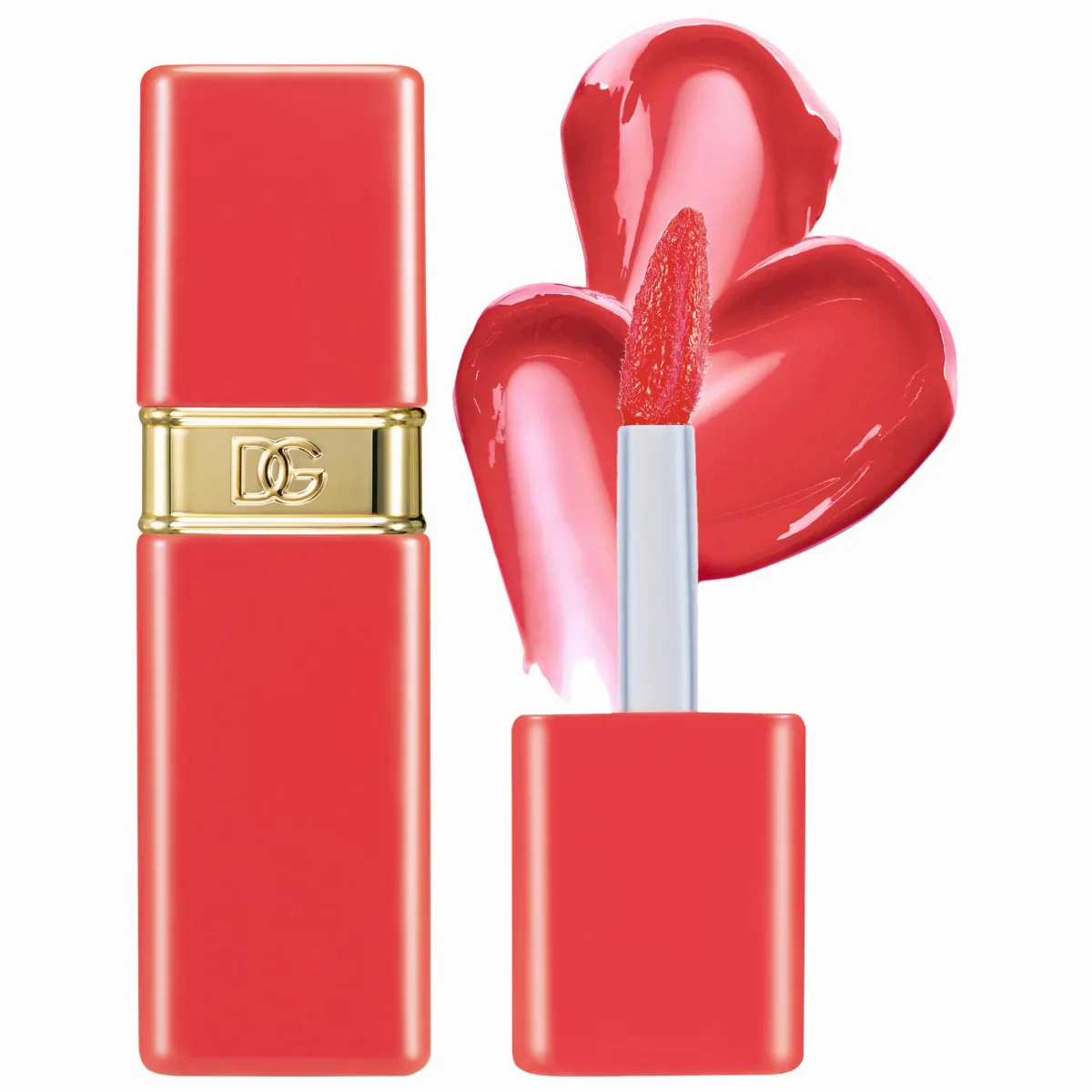 Rose Dew Lip Bite 24H Hydrating Glossy Lip Tint with Hyaluronic Acid 03 Fizzy Coral 0.20 oz/6 Ml by Dolce & Gabbana