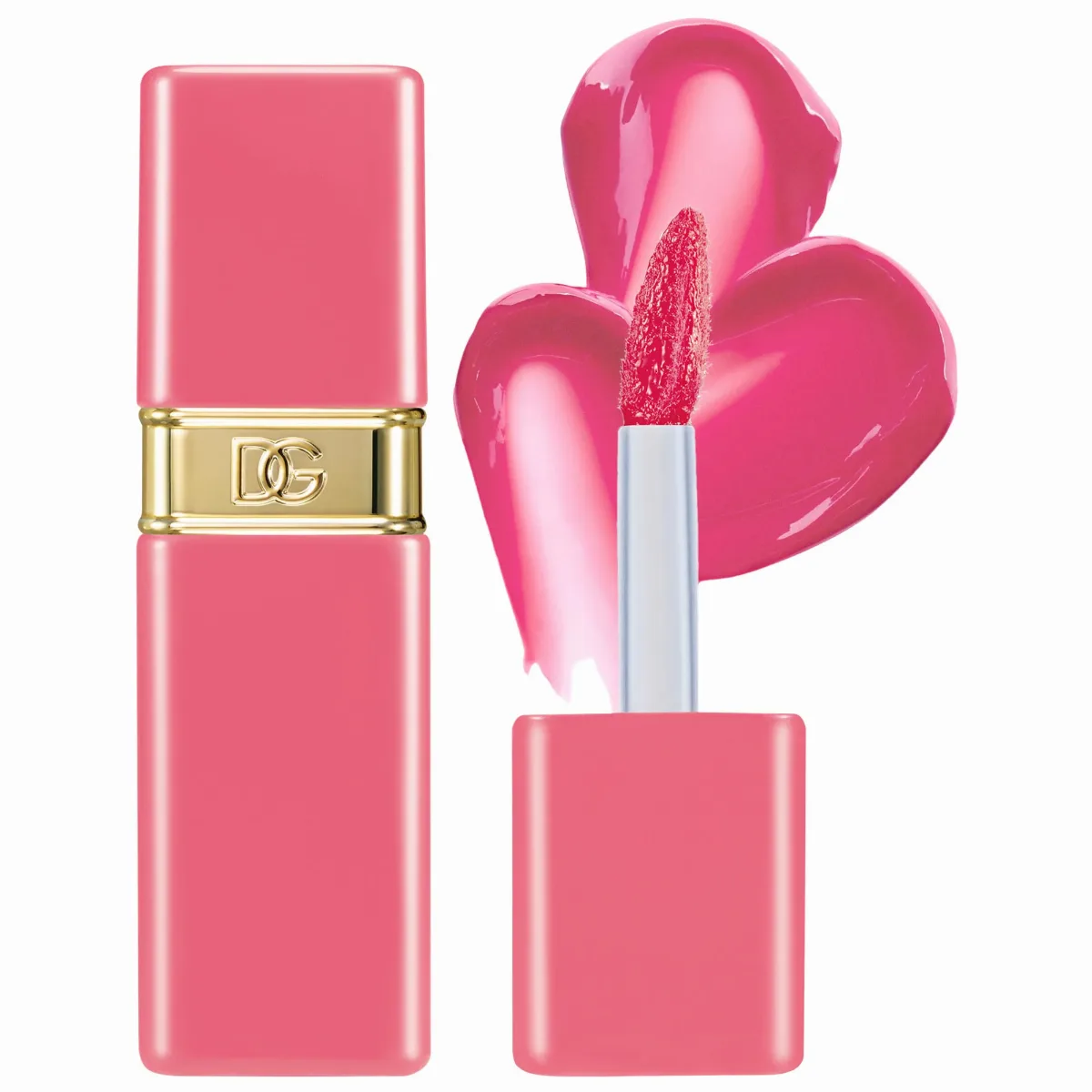 Rose Dew Lip Bite 24H Hydrating Glossy Lip Tint with Hyaluronic Acid 01 Bubbly Pink 0.20 oz/6 Ml by Dolce & Gabbana