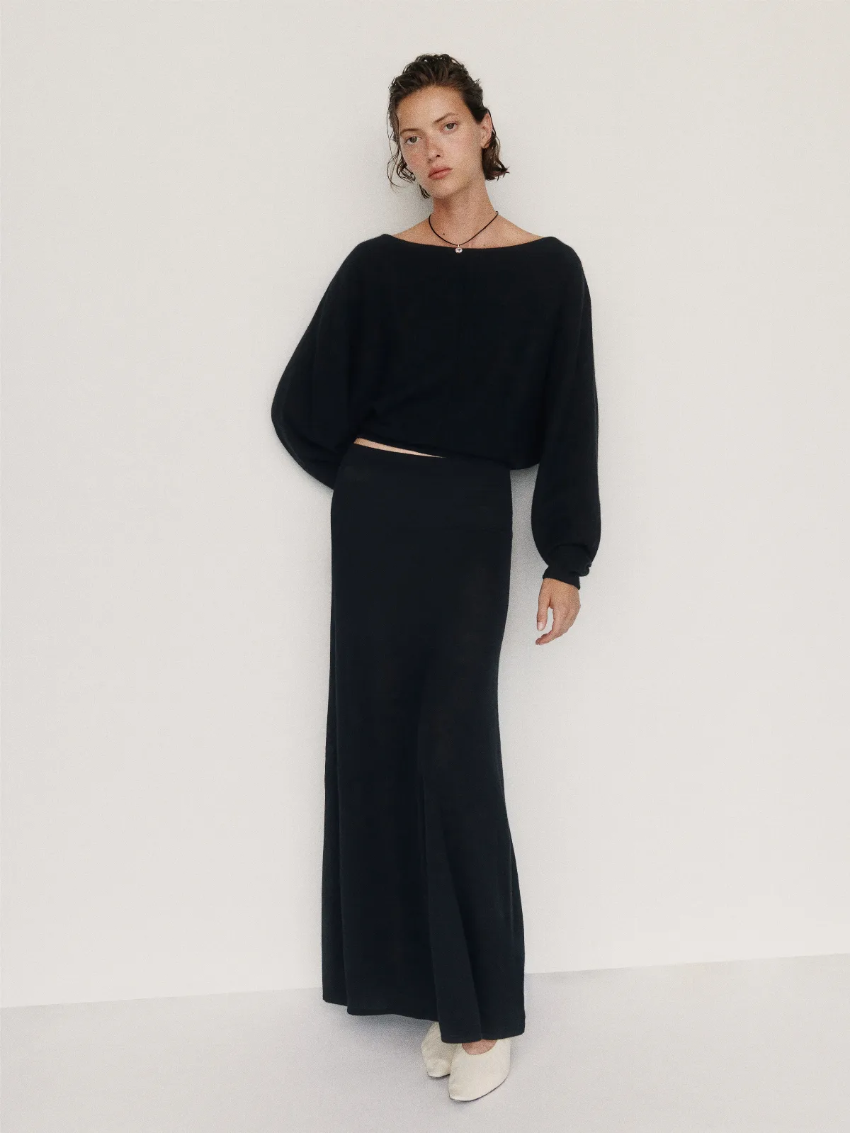 Brianna Cashmere Boatneck Top by Reformation