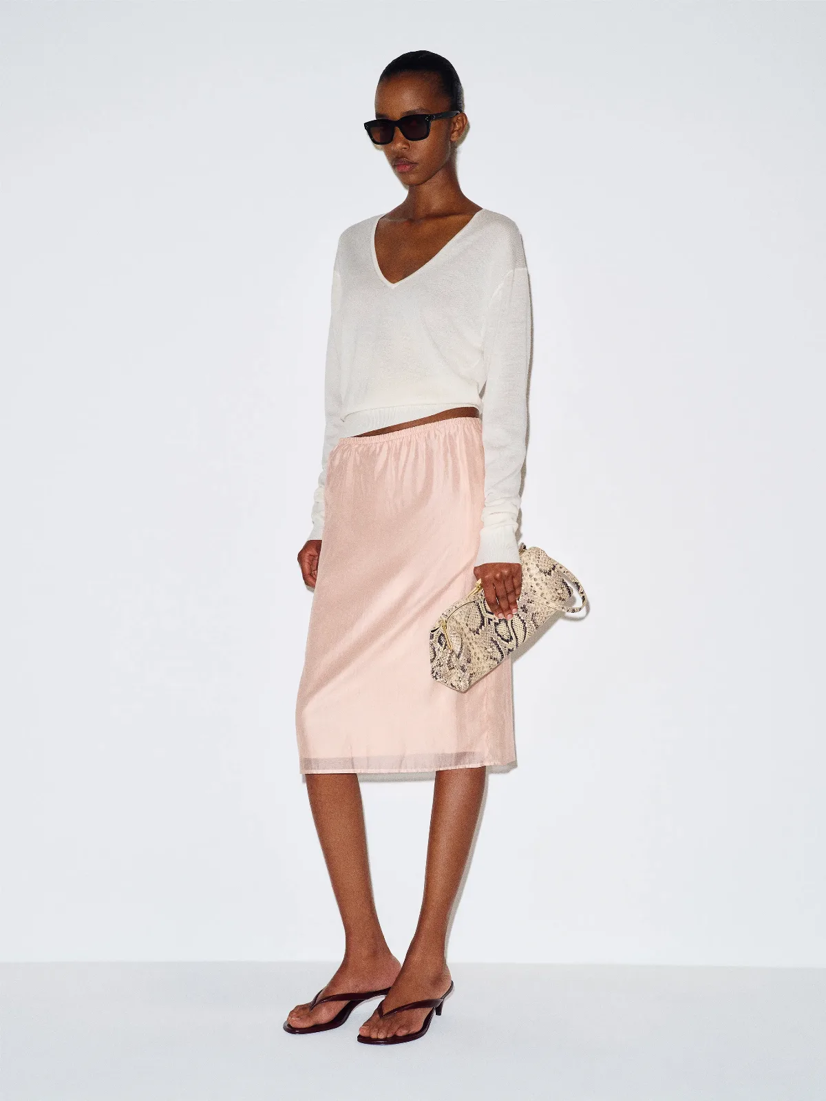 Elana Skirt Light by Reformation