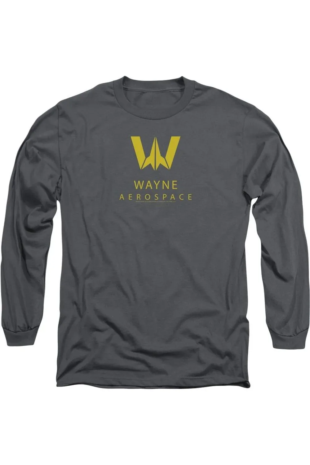 Justice League Movie Wayne Aerospace Long Sleeve Tee by Gildan