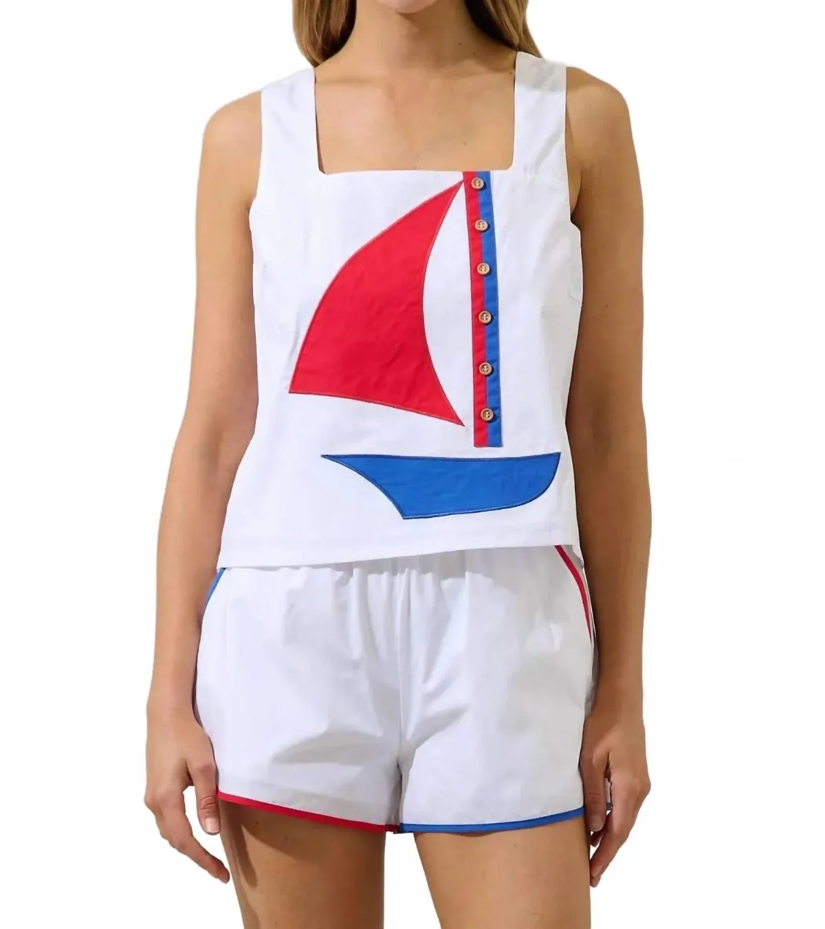 Sallie Sleeveless Top by SUGARLIPS