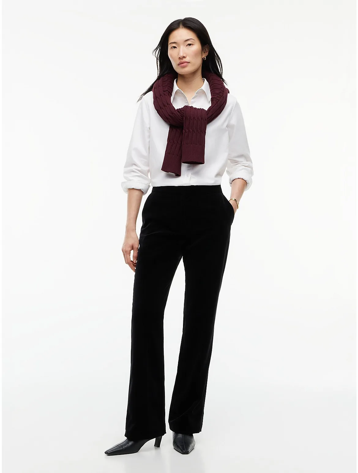Velvet Slim Bootcut Pant by Tommy Hilfiger