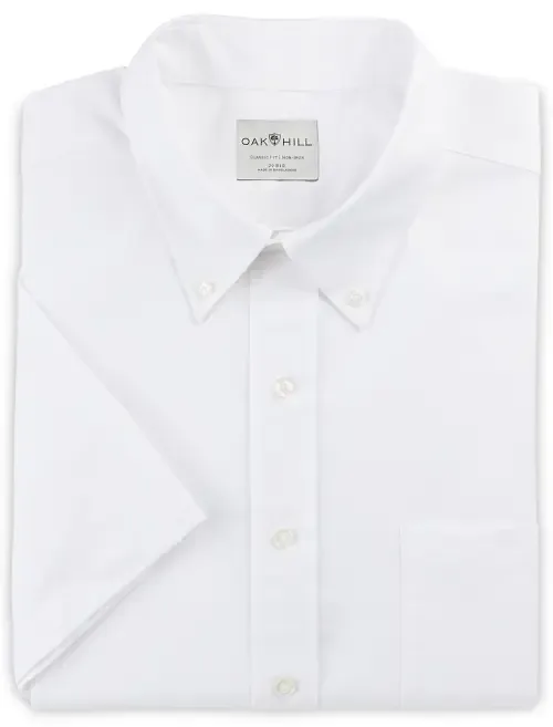 Pinpoint Dress Shirt by Oak Hill by DXL