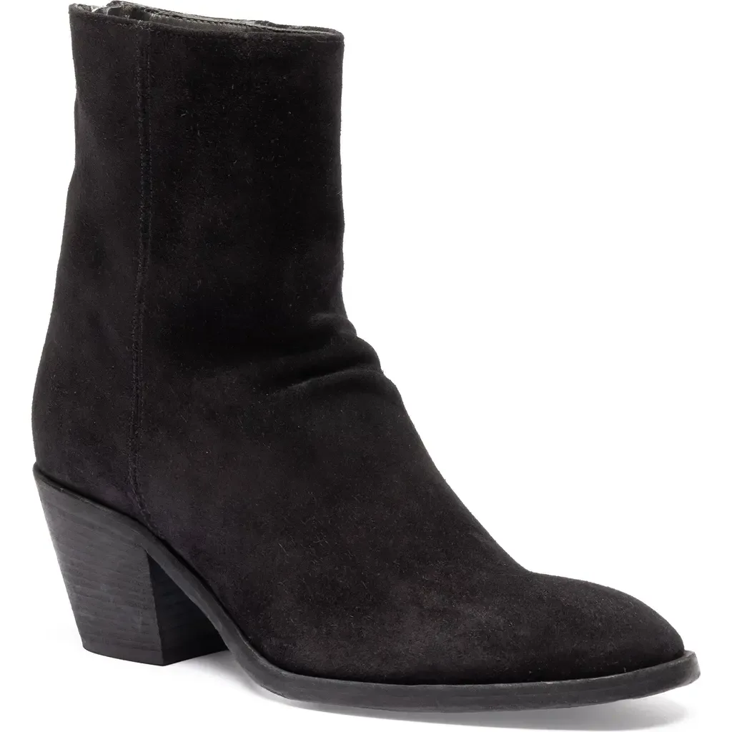 Sydne 010 Suede Pointed Toe Bootie by Officine Creative