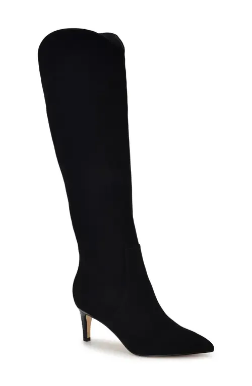 Sirena Pointed Toe Knee High Boot by Nine West