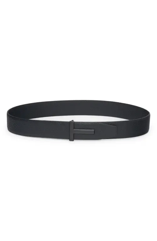 T Icon Soft Grain Leather Belt by TOM FORD