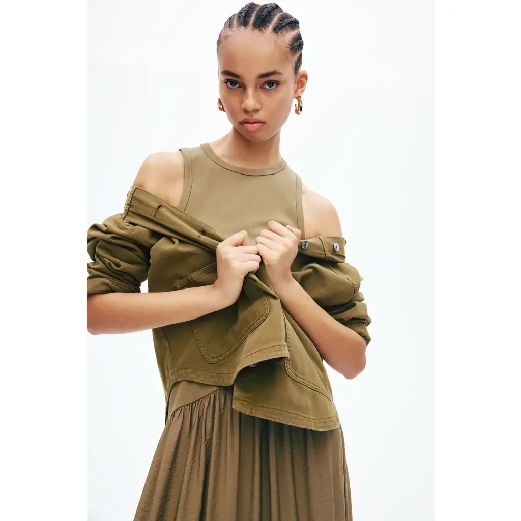 Twill Shacket by H&M