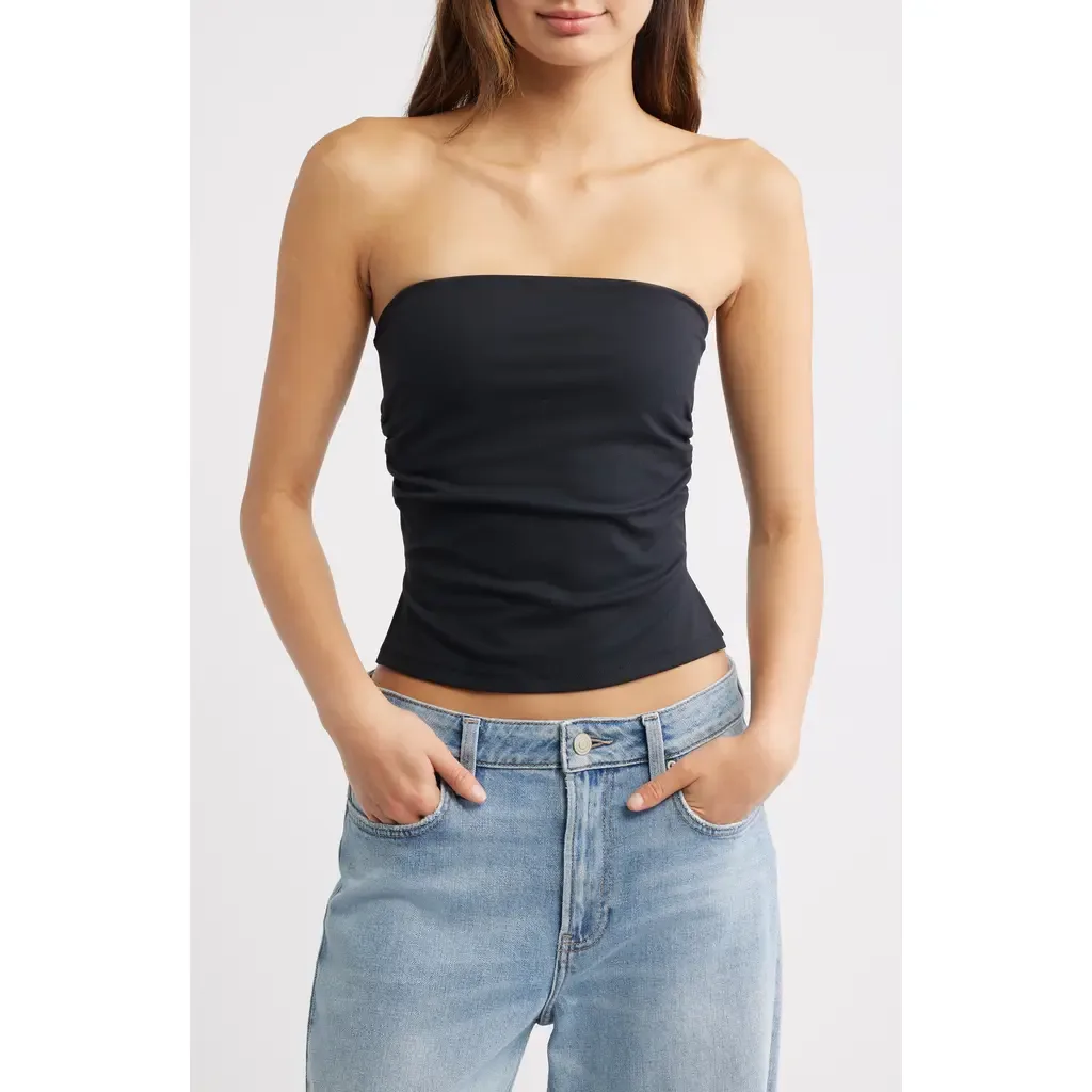 Ophelia Ruched Tube Top by PacSun