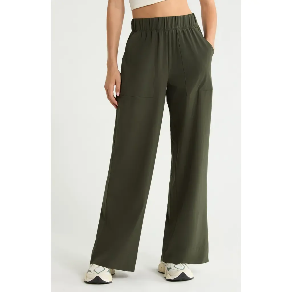 Wide Leg Utility Pants by Beyond Yoga