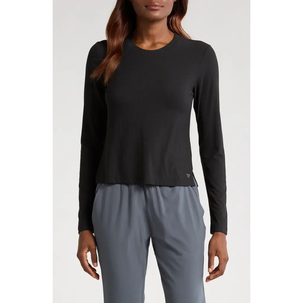 Long Sleeve Rib T-Shirt by Free Fly