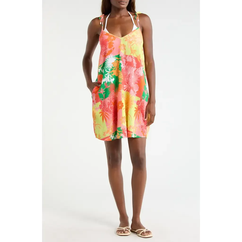 Floral Print Cover-Up Dress by Sanctuary