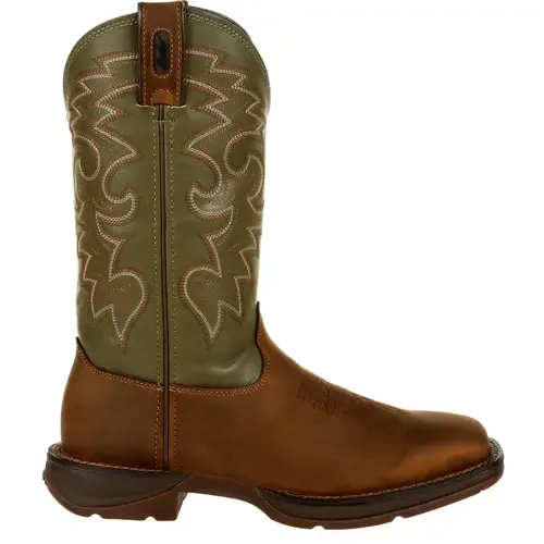 Coffee & Cactus Pull-On Western Boot by DURANGO