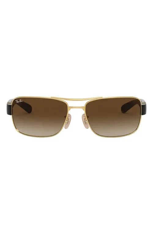 61mm Gradient Square Sunglasses by Ray-Ban