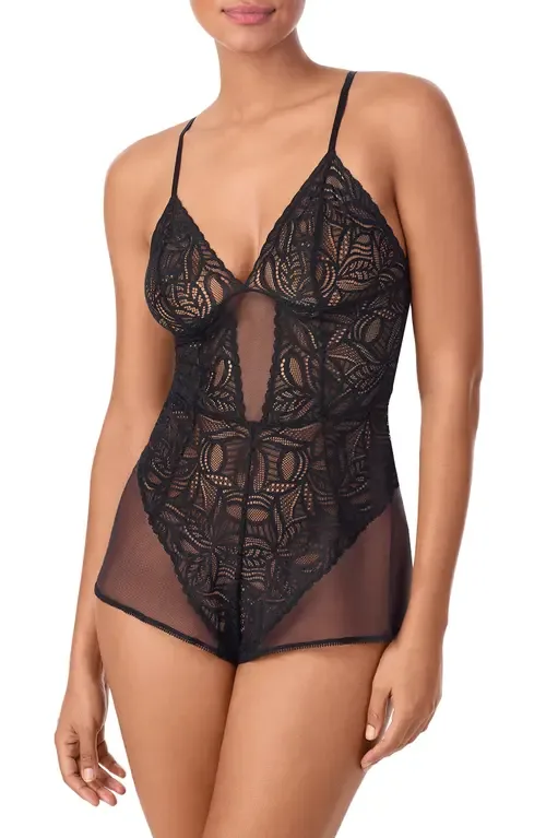 Deco Lace & Mesh Romper by DKNY