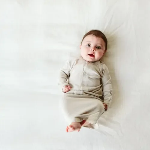 Goumi 24 Hour Convertible Sleeper Baby Gown by goumikids