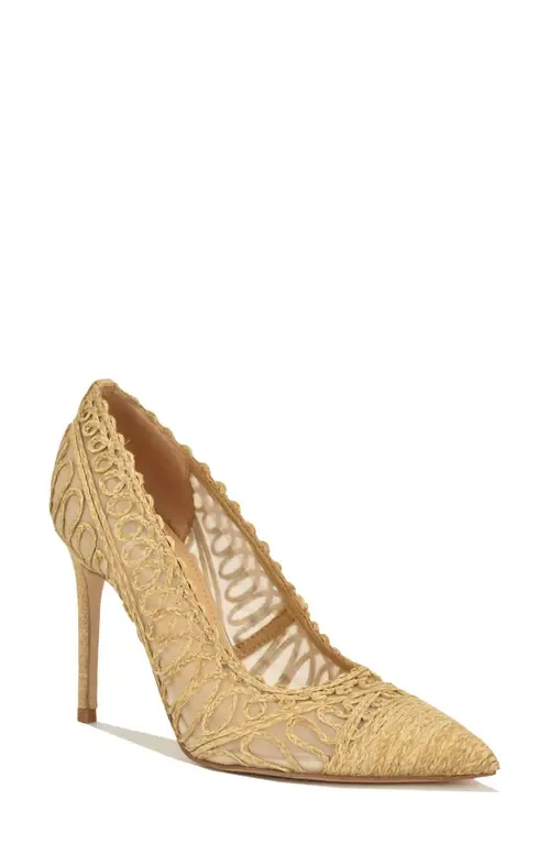 Frista Pointed Cap Toe Pump by Nine West