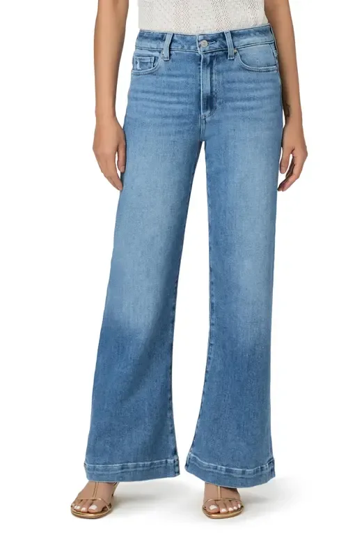Leenah High Waist Wide Leg Jeans by PAIGE