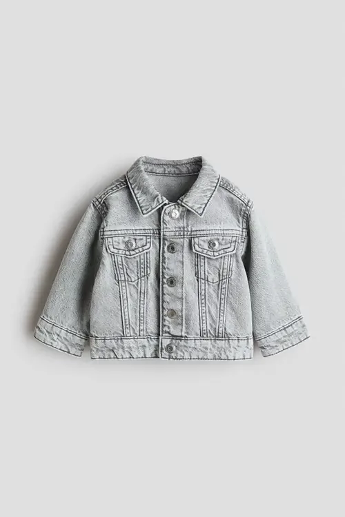 Denim Jacket in Light Denim Gray by H&M