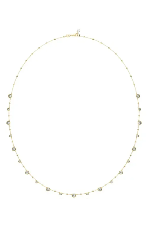 Imber Long Crystal Station Necklace by Swarovski