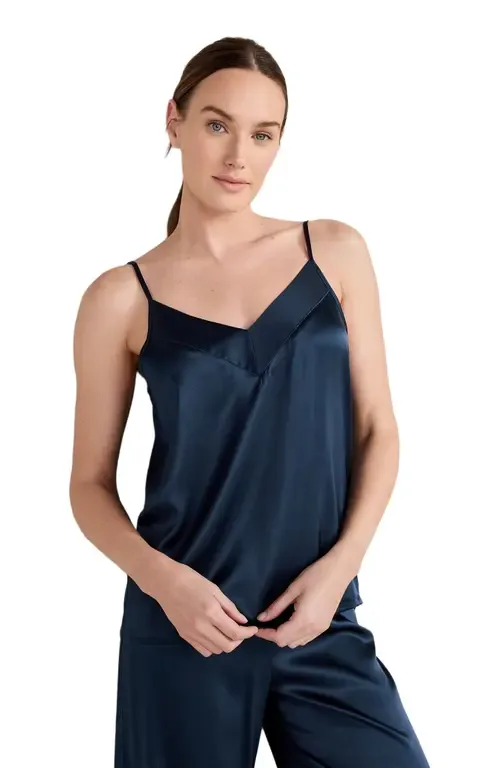 Washable Silk Double V Sleep Cami by Haven Well Within
