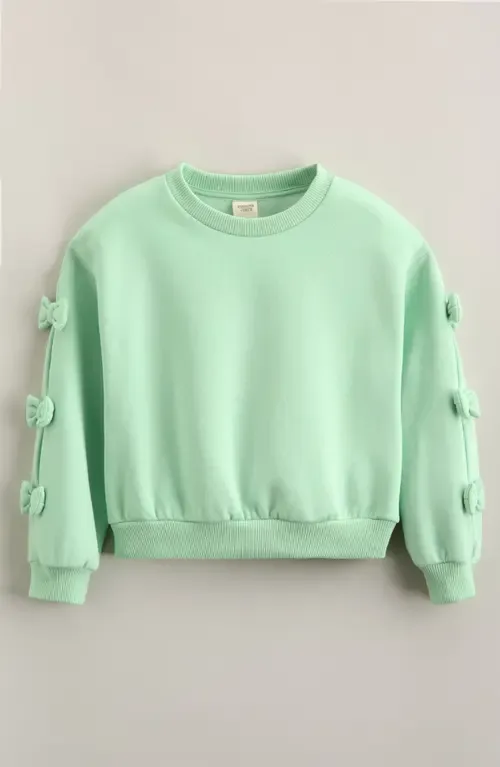 Bow Cotton Blend Sweatshirt by Tucker + Tate