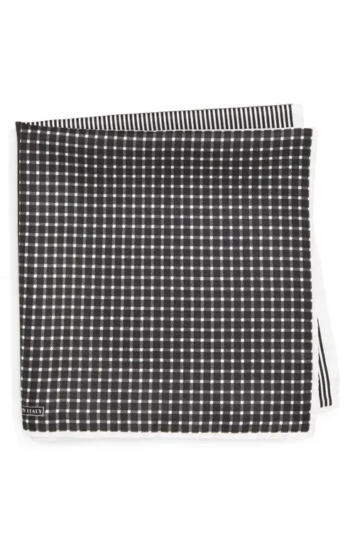 Panel Silk Pocket Square by Nordstrom