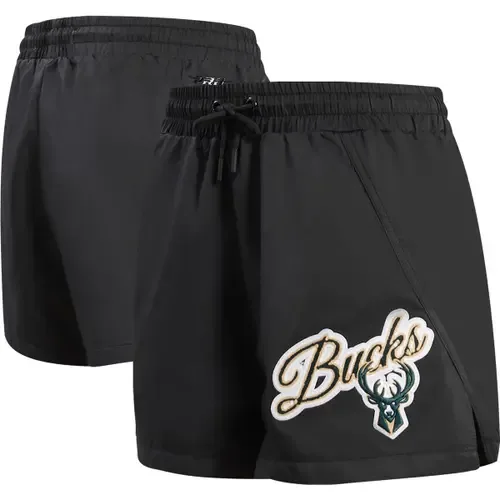 Pro Standard Milwaukee Bucks Script Woven Shorts by PRO STANDARD