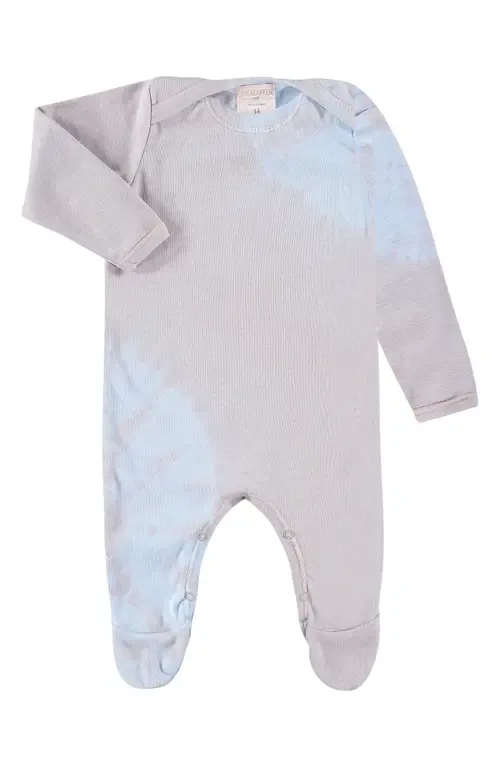 Tie Dye Organic Cotton & Modal Footie Pajamas by PAIGELAUREN