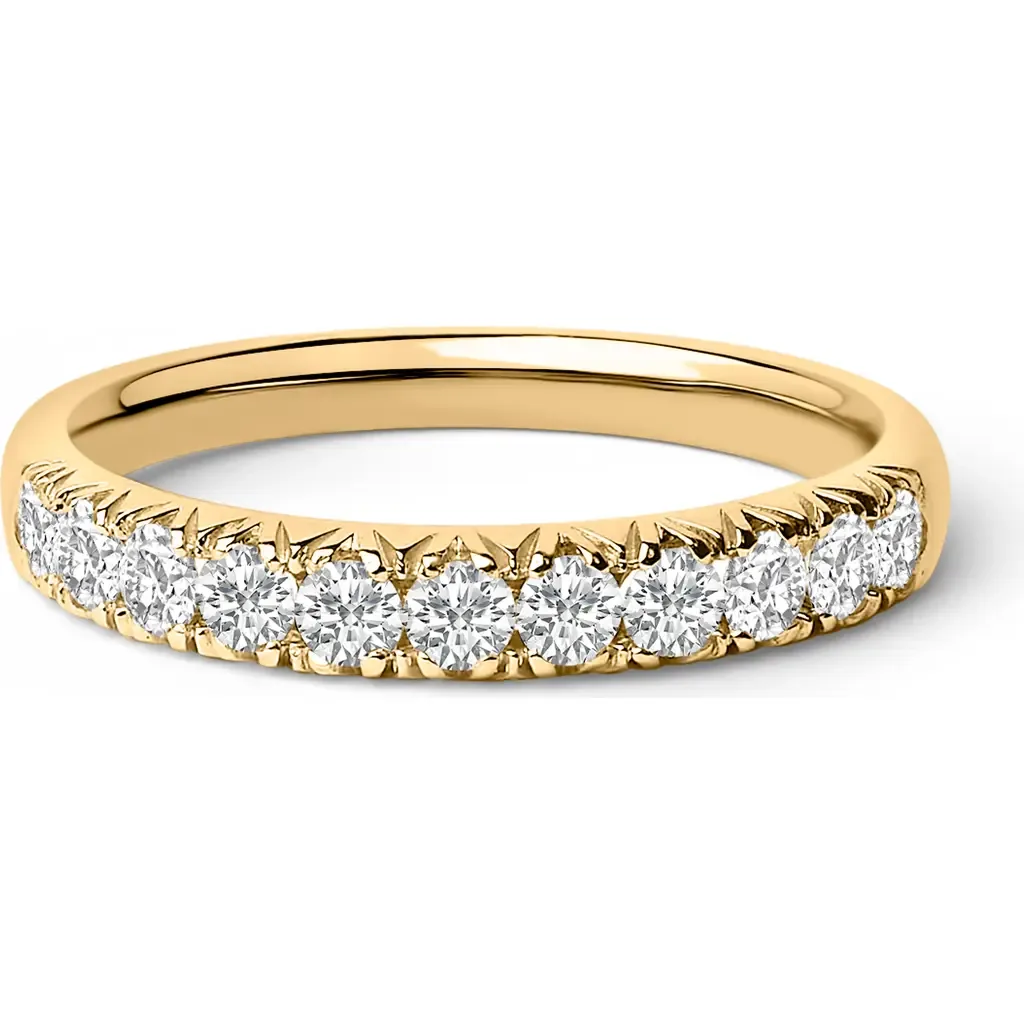 14K Gold 1/2 Cttw Round Diamond 11 Stone Classic Band