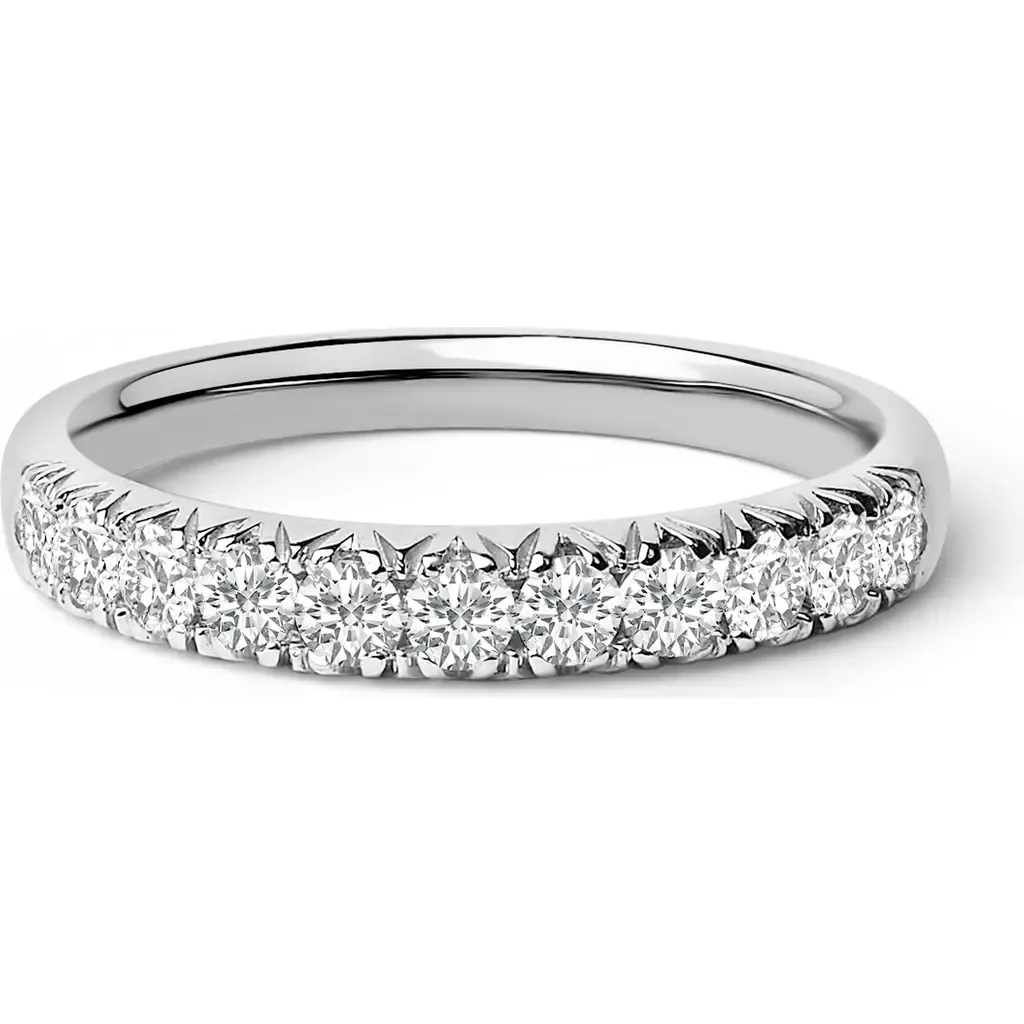 14K Gold 1/2 Cttw Round Diamond 11 Stone Classic Band