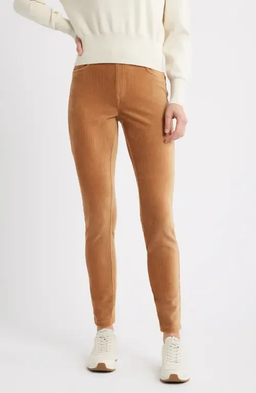 Classic Stretch Corduroy Leggings by Hue