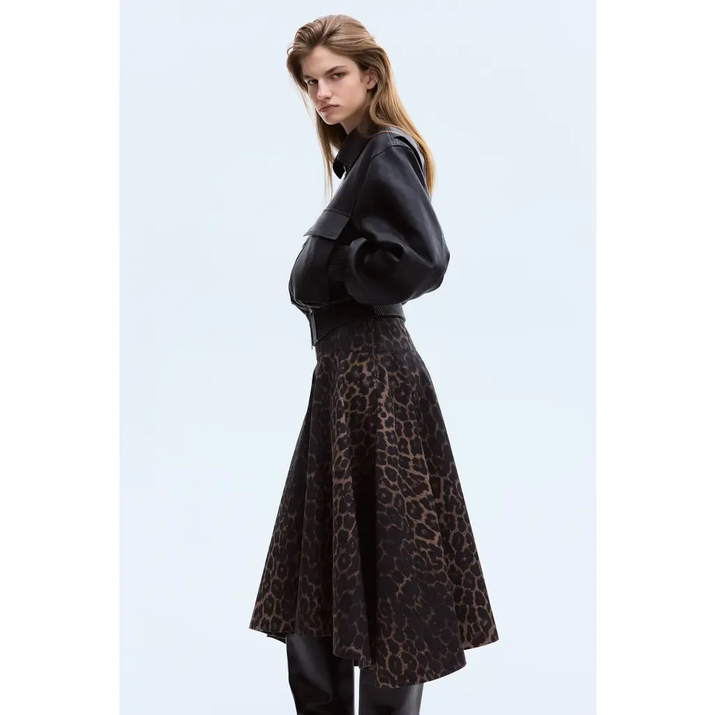 Flared Twill Skirt by H&M