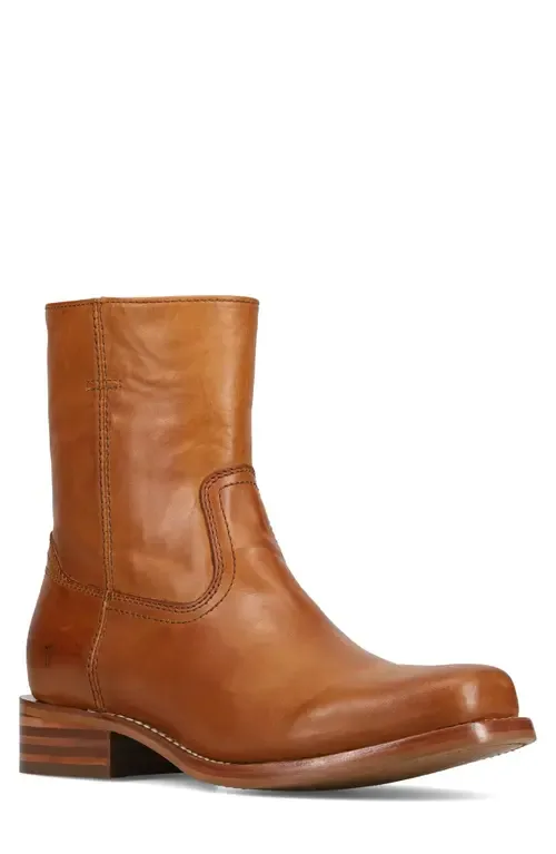 Campus Suede Plain Toe Zip Boot