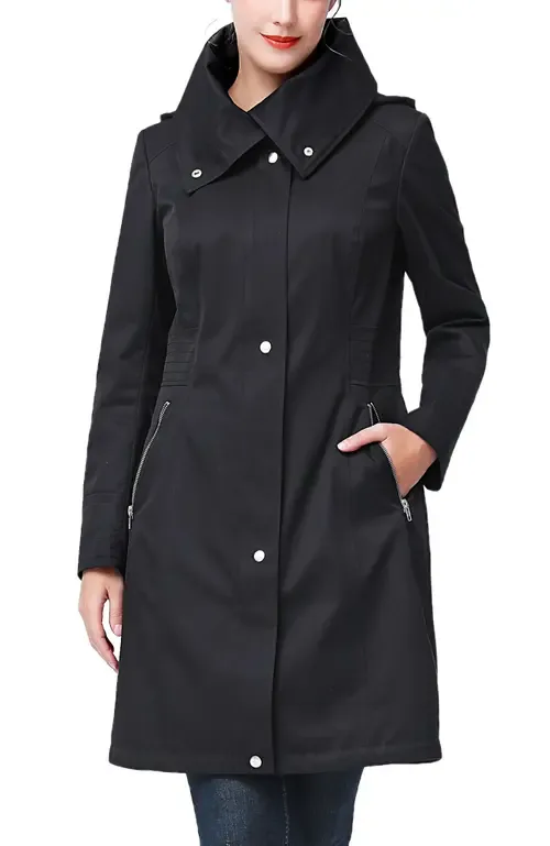 Alys Water Resistant Hooded Anorak Coat by Kimi & Kai