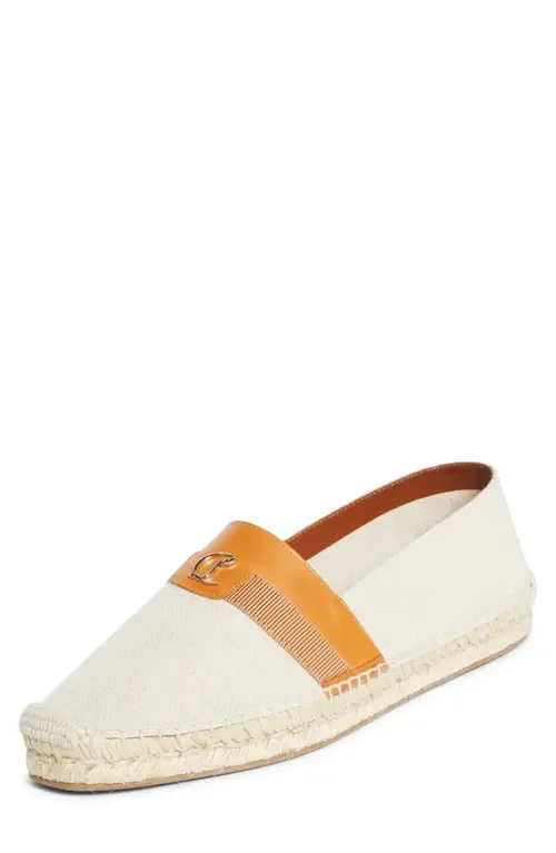 Alfarica Toile Linen Espadrille by Christian Louboutin