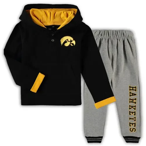 Colosseum Iowa Hawkeyes Poppies Hoodie and Sweatpants Set by COLOSSEUM
