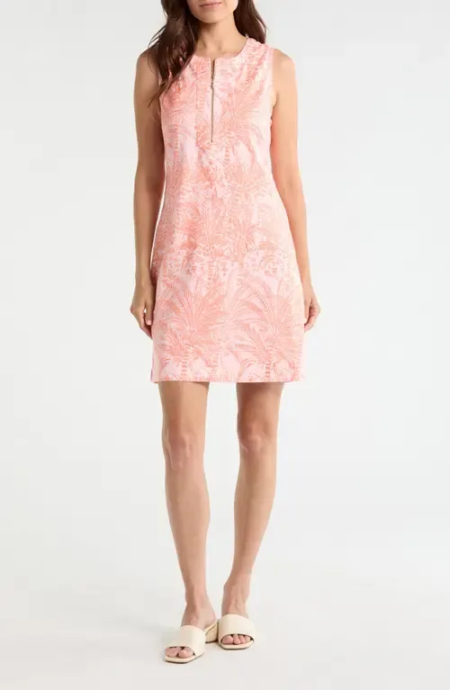 Palm a Dora Split Neck Linen Blend Dress by Tommy Bahama