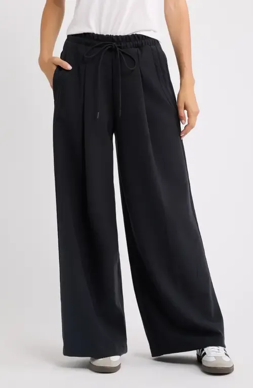 Wide Leg Drawstring Pants by adidas Originals