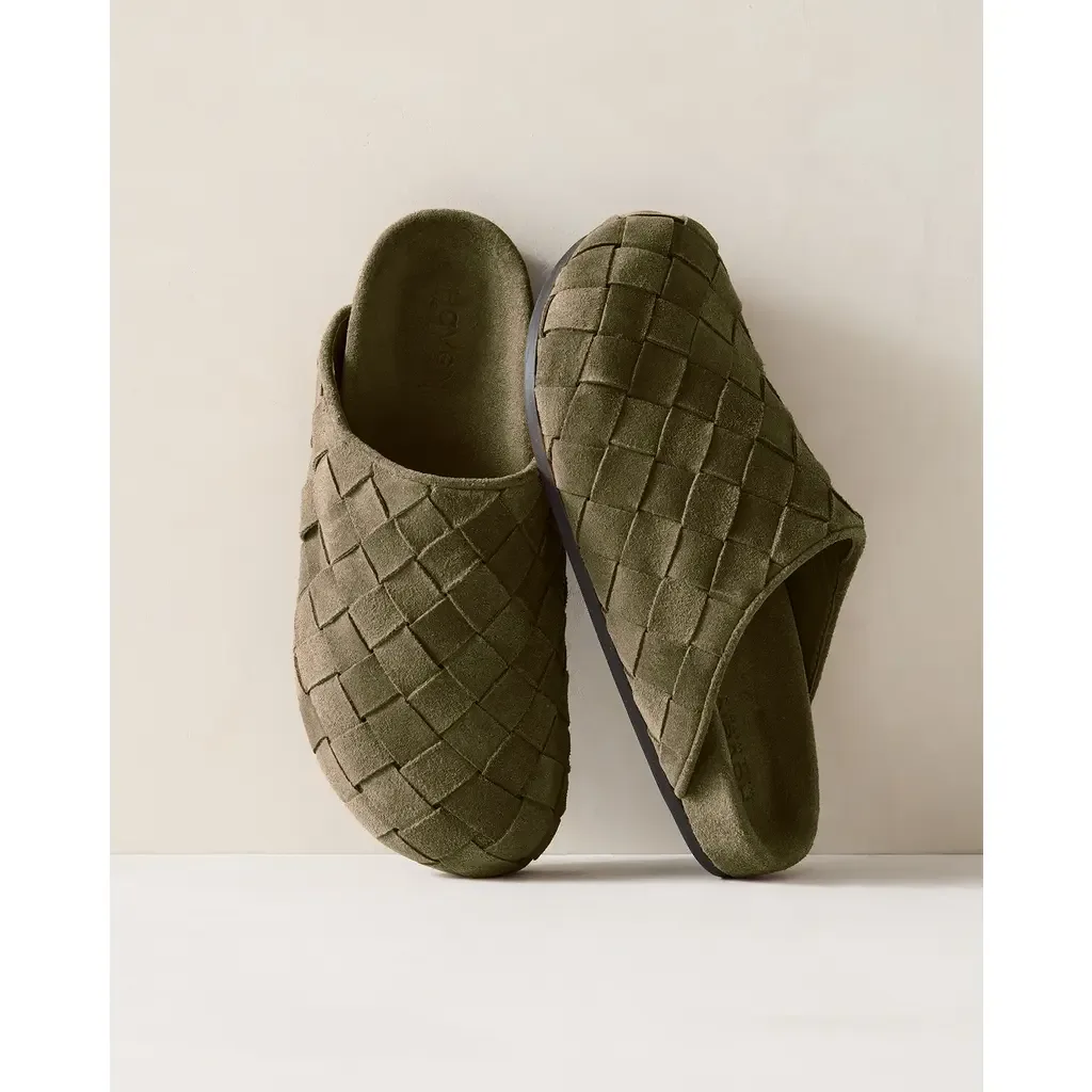 Woven Suede Clogs by Haven Well Within