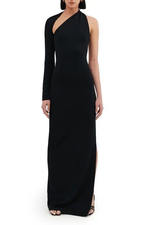 Milan One Shoulder Gown by Two Lines by Marcella