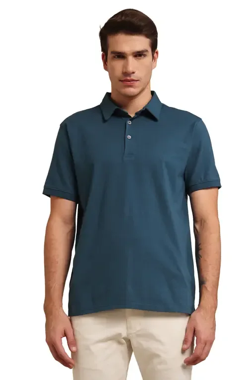 Polo Shirt in Blue by Members Only